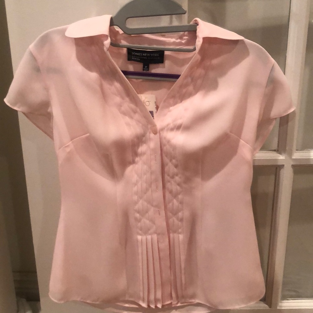 Jones New York Short Sleeve Blouse